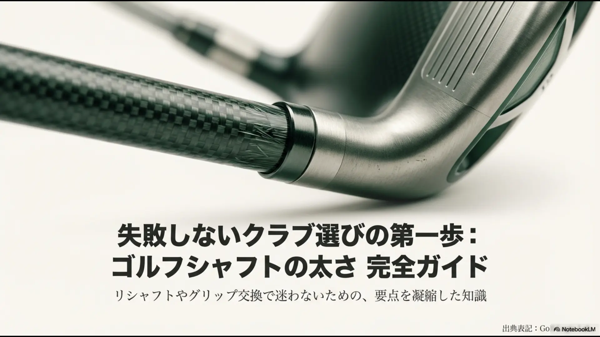 ゴルフシャフトの太さの調べ方徹底ガイド！チップ径やバット径を解説