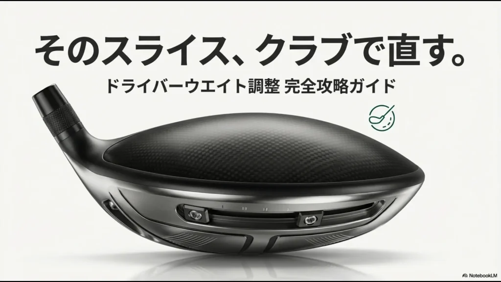 ドライバーのウエイト調整でスライスを直す！仕組みと実践設定